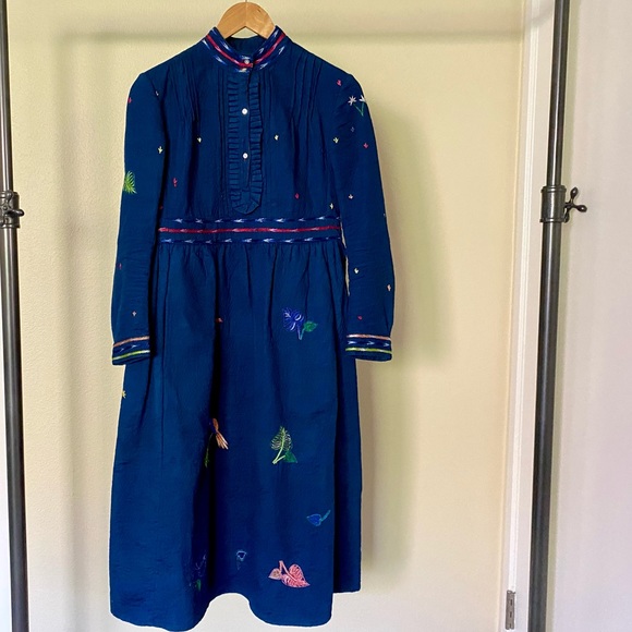 Thierry Colson Dresses & Skirts - Thierry Colson Embroidered dress